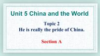 初中英语仁爱科普版九年级下册Topic 2 He is really the pride of China.完整版ppt课件