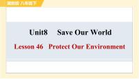 初中英语冀教版八年级下册Lesson 46 Protect Our Environment习题课件ppt