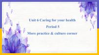 牛津版 (深圳&广州)九年级下册（2014秋审查）Unit 6 Caring for your health备课ppt课件