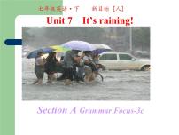 初中人教新目标 (Go for it) 版Unit 7 It’s raining!Section A教学演示课件ppt