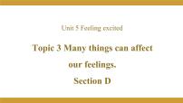 仁爱科普版八年级下册Topic 3 Many things can affect our feelings.多媒体教学ppt课件