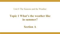 英语仁爱科普版Topic 1 How is the weather in winter?授课ppt课件