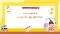 初中冀教版Lesson 36 Spring in China优质课ppt课件