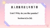 英语七年级下册Unit 5 Why do you like pandas?Section A优秀ppt课件