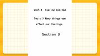 初中英语仁爱科普版八年级下册Topic 3 Many things can affect our feelings.优质课ppt课件