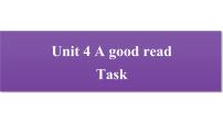 初中英语牛津译林版八年级下册Unit 4 A good readTask评课ppt课件