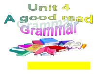 初中英语牛津译林版八年级下册Unit 4 A good readGrammar优秀课件ppt