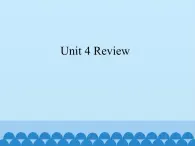教科版（五四制）英語八年級下冊 Unit 4 Review  課件