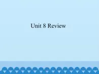 教科版（五四制）英語八年級下冊 Unit 8 Review  課件