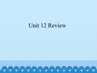 教科版（五四制）英語八年級下冊 Unit 12 Review  課件