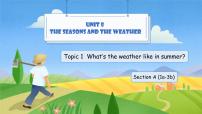 初中英语仁爱科普版七年级下册Topic 1 How is the weather in winter?备课ppt课件