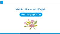 英语八年级上册Module 1 How to learn EnglishUnit 3  Language in use .教学课件ppt