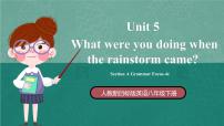 人教新目标 (Go for it) 版Unit 5 What were you doing when the rainstorm came?Section A优秀ppt课件