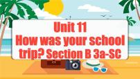 初中英语人教新目标 (Go for it) 版七年级下册Unit 11 How was your school trip?Section B优质课ppt课件