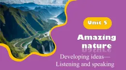 新外研版英语七下Unit5Developing ideas Listening and speaking课件