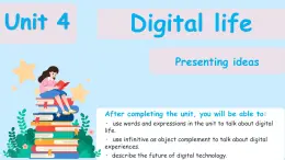 Unit 4 Digital life Presenting ideas（教學課件）-初中英語外研版（2024）八年級上冊