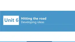 2025 新版外研社英语七下Unit 6 Developing ideas 教案-知识点总结 PPT版（可编辑）