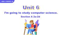初中英语人教新目标 (Go for it) 版八年级上册Unit 6 I’m going to study computer science.Section A精品课件ppt