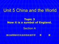 英语九年级下册Topic 3 Now it is a symbol of England.备课ppt课件