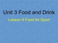 初中英语北师大版七年级下册Lesson 9 Food for Sport教学演示课件ppt