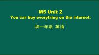 初中英语外研版 (新标准)七年级下册Unit 2 You can buy everything on the Internet说课ppt课件