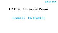 冀教版九年级上册Lesson 23 The Giant(Ⅱ)授课课件ppt