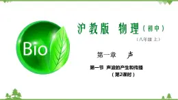1.1 聲波的產(chǎn)生和傳播（第2課時(shí)）-八年級(jí)物理上冊(cè)  同步教學(xué)課件+練習(xí)（含解析）（滬教版）