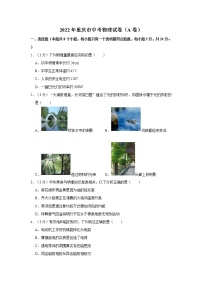 2022年重慶市初中畢業(yè)(學(xué)業(yè))考試中考真題物理試卷（a卷）（含詳解）