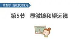 人教版物理八年級上冊5.5 显微镜和望远镜 課件