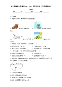湖北省襄阳市保康县2022-2023学年九年级上学期期中物理试题(含答案)