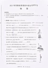 2023年河南省中考物理真題