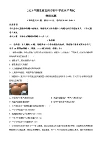 2023年湖北省宜昌市中考理綜物理試題