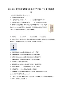 2022-2023学年江西省鹰潭市贵溪二中八年级（下）期中物理试卷（含解析）