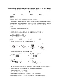 2022-2023学年湖北省武汉市东西湖区八年级（下）期末物理试卷（含解析）