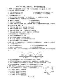 江苏省徐州市沛县第五中学2023-2024学年八年级上学期11月月考物理试题