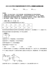 2023-2024學(xué)年江蘇省蘇州市姑蘇區(qū)平江中學(xué)九上物理期末監(jiān)測模擬試題含答案