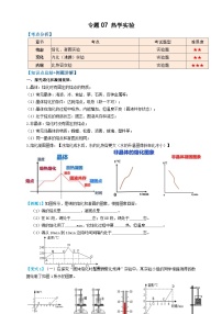 專題07熱學(xué)實驗(知識點復(fù)習(xí)+例題講解+過關(guān)練習(xí))-備戰(zhàn)2023年中考物理一輪復(fù)習(xí)考點幫