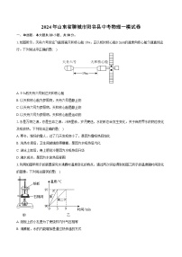 2024年山東省聊城市陽(yáng)谷縣中考物理一模試卷（含詳細(xì)答案解析）