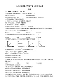 91，湖南省永州市新田縣2023-2024學(xué)年八年級下學(xué)期3月月考物理試題