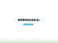 蘇科版初中八年級物理上冊專項素養(yǎng)綜合練(五)速度的圖像課件