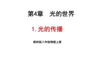 初中物理第四章 光的世界1 光的傳播集體備課ppt課件