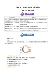 初中人教版（2024）第4節(jié) 眼睛和眼鏡導(dǎo)學(xué)案
