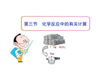 化學(xué)九年級上冊第三節(jié) 化學(xué)反應(yīng)中的有關(guān)計算教案配套課件ppt