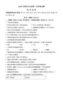 2022年四川省广元市朝天区九年级第一次诊断化学卷及答案（文字版）