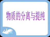 滬教版（上海）初中化學(xué)九年級下冊 6.2 鹽和肥料--物質(zhì)的分離與提純 課件PPT