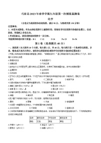 2023年云南省昭通市巧家县中考一模化学试题（含答案）
