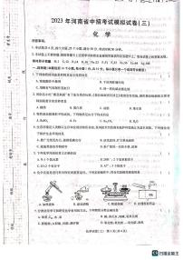 2023年河南省周口市郸城县中考三模（投石大联考）化学试题
