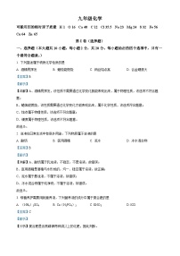 精品解析：2023年天津市红桥区中考三模化学试题（解析版）