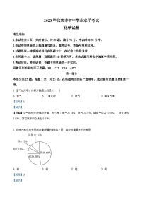 2023年北京市中考化學真題 （含解析）