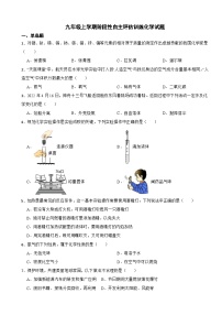 广西壮族自治区桂林市2023年九年级上学期阶段性自主评估训练化学试题（附答案）